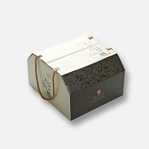 [7108] 자연의덕 송편떡가래박스 - 50개l size : 230 x 170 x 95 l
