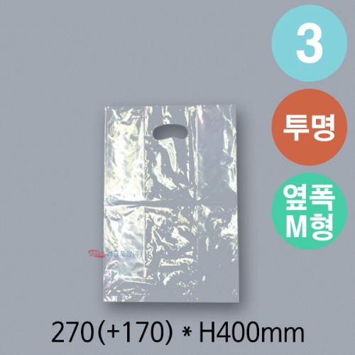 비닐봉지(3/투명/중)-JY 500매 [비닐봉투]
